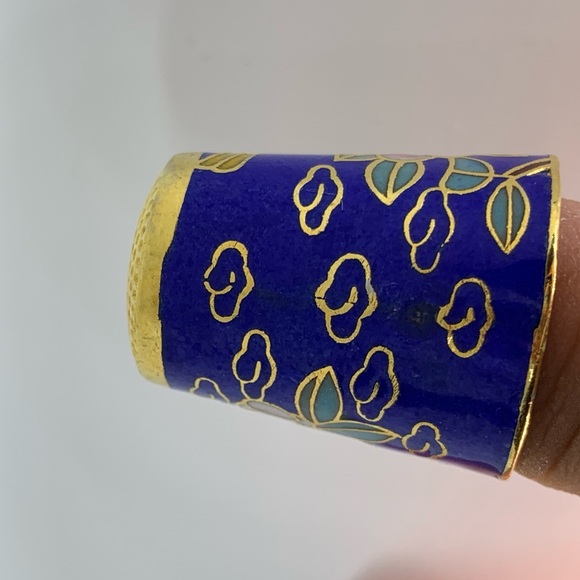 Vintage Cloisonné Thimble - Picture 4 of 7